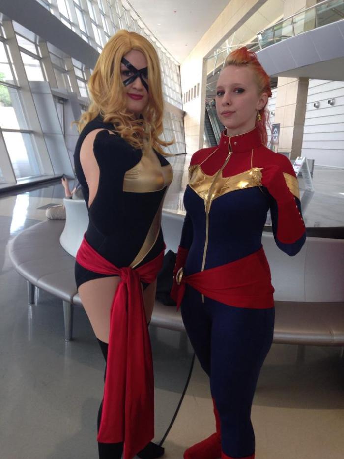 me and capt marvel