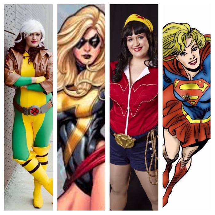My costume line-up for DCC.