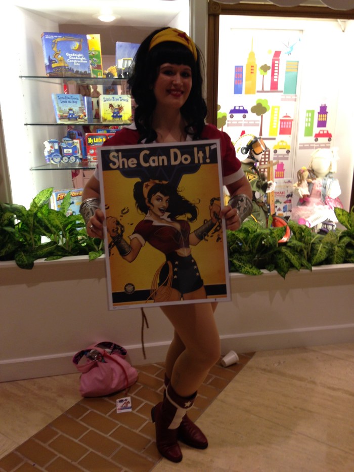 Cos-ception. A woman spotted me at the con and sprinted to me, asking me to pose with this print. Now I have to buy this print when I move.