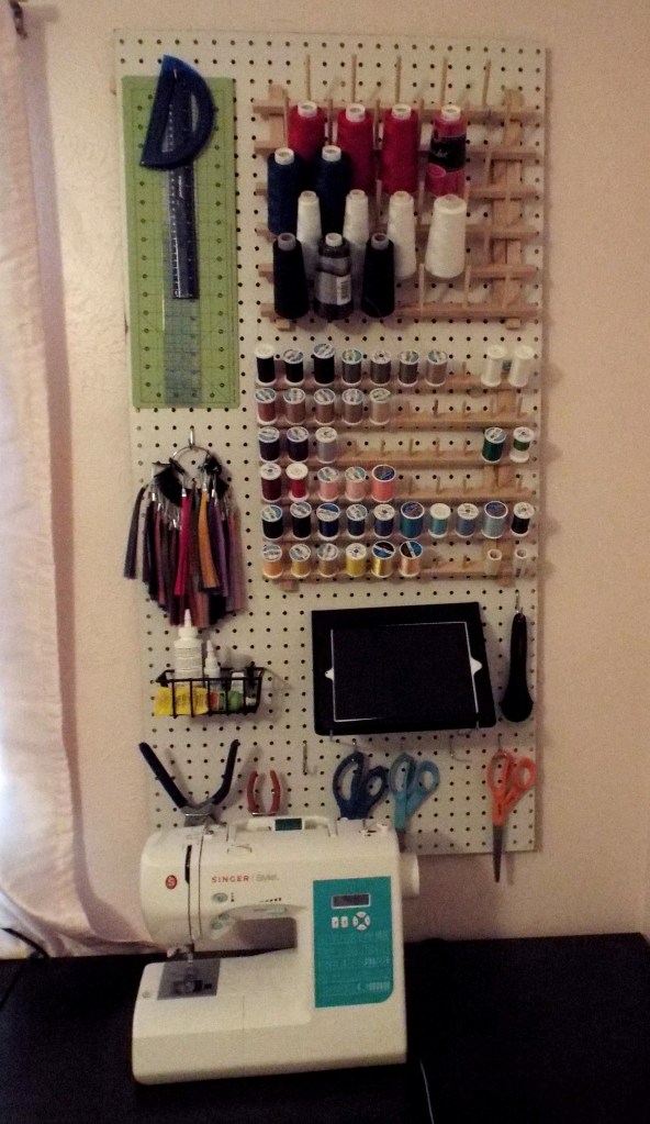 Having all of your tools easily accessible is also handy.