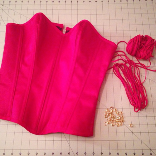 Nearly finished corset! 