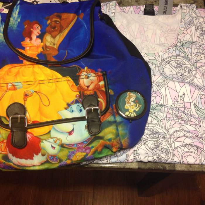 I knew I wouldn't be able to make it more than about 10-12 hours in Belle, so I picked up this cute Beauty and the Beast skater dress from Hot Topic along with some other Disney merch! 